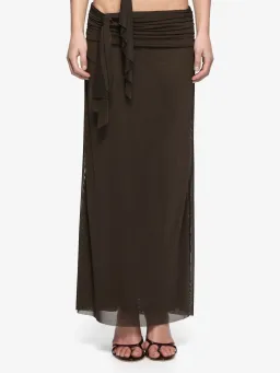 Bec & Bridge Olyssia Knot Halter Top & Skirt Set Brown Size S (8) for rent on The Volte - image 2