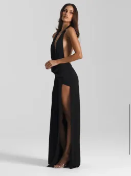Natalie Rolt Winona Gown Black Size 8 for rent on The Volte - image 2