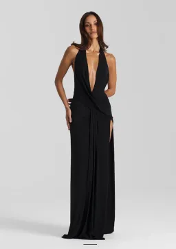 Natalie Rolt Winona Gown Black Size 8 for rent on The Volte - image 1