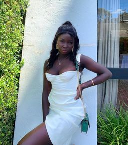 House of CB 'Omaria' Ivory Draped Corset Midi Dress White Size 8 for rent on The Volte - image 4