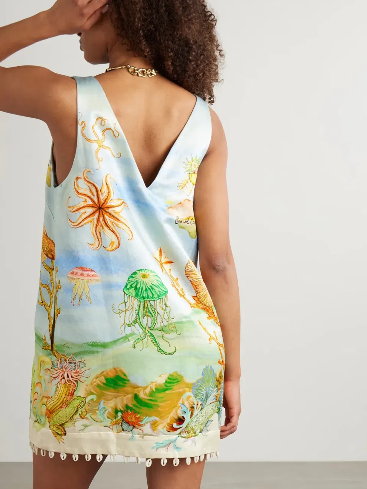 ALEMAIS Emerald Cove Mini Dress Blue Size 10 AU - Image 2
