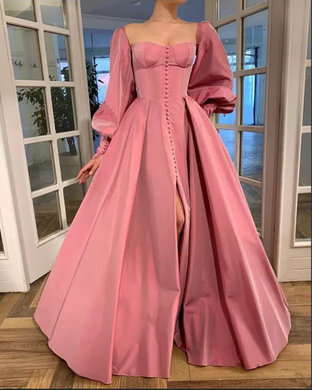 Teuta Matoshi CUSTOM red gown for rent on The Volte - main image
