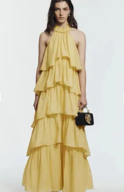 Aje Antonella Gown in Zest Size 10 for rent on The Volte - image 1