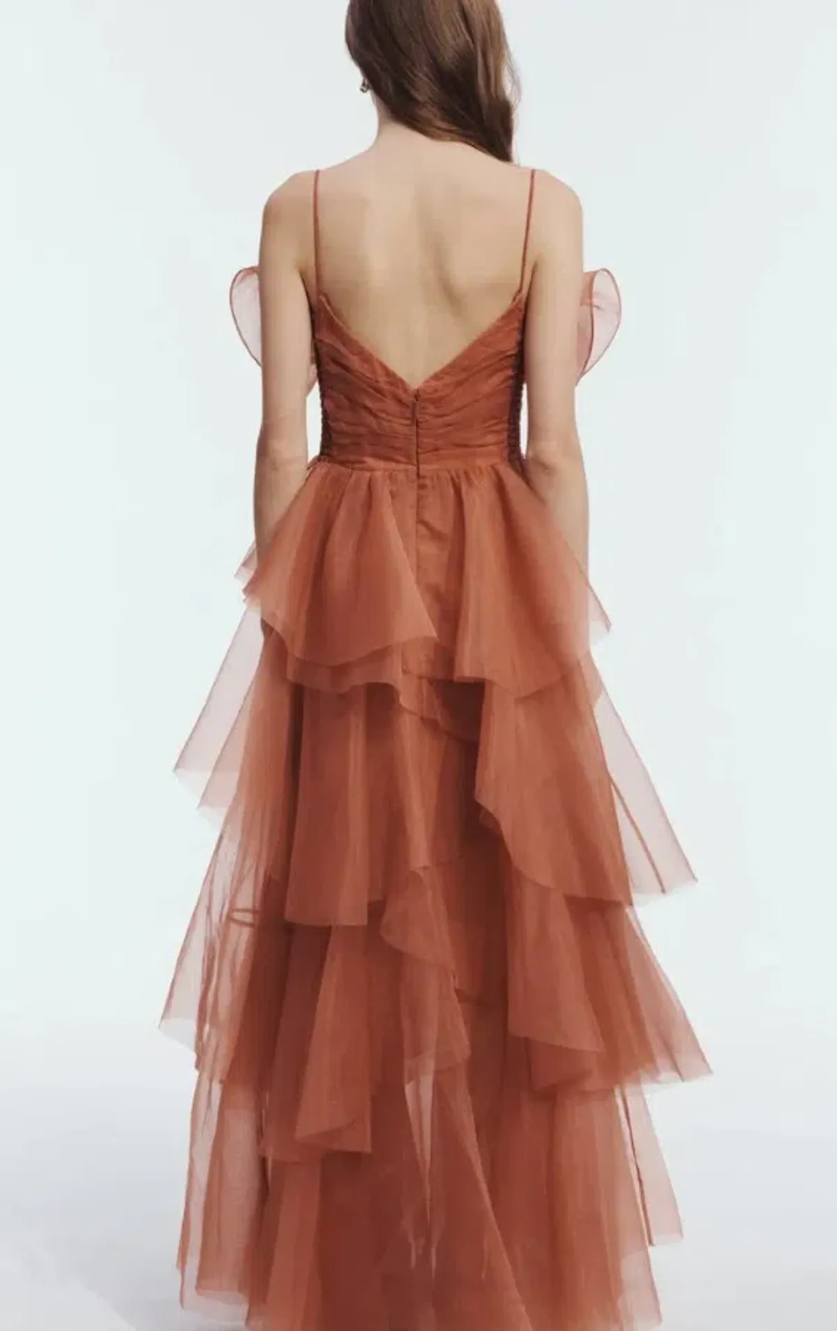 Aje Vionette Gown in Rust Size 6 - Image 2
