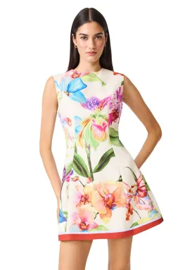 Elliatt Glinda A Line Mini Dress Floral Multi Size L for rent on The Volte - image 6