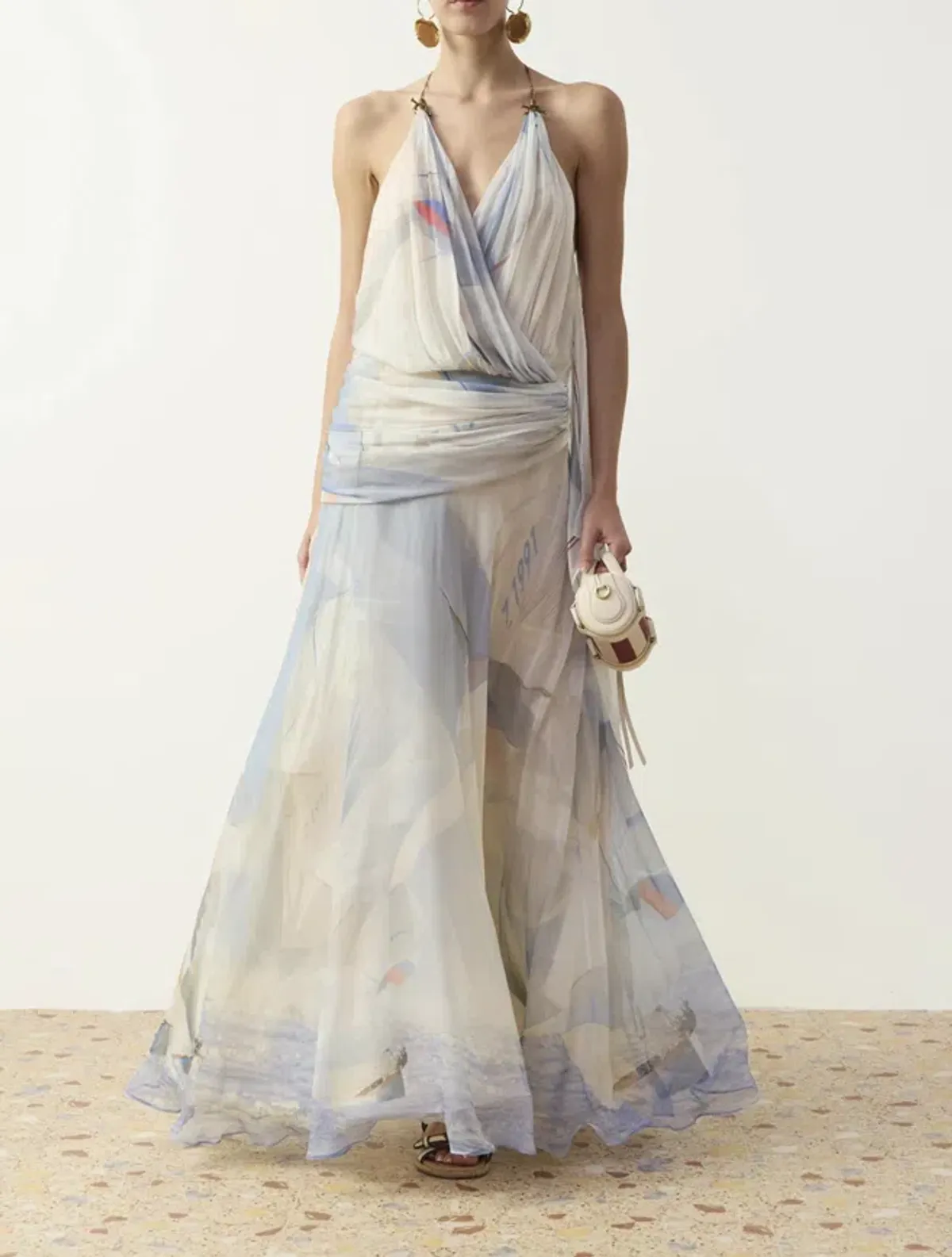 Zimmermann Clash Sail Gown s0P - Image 2