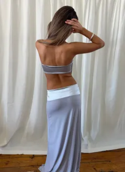 LaMarie Kendall Dress Silver M/L for rent on The Volte - image 2