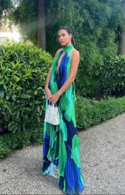 LIDEE Opera Gown - Capri Green for rent on The Volte - image 1