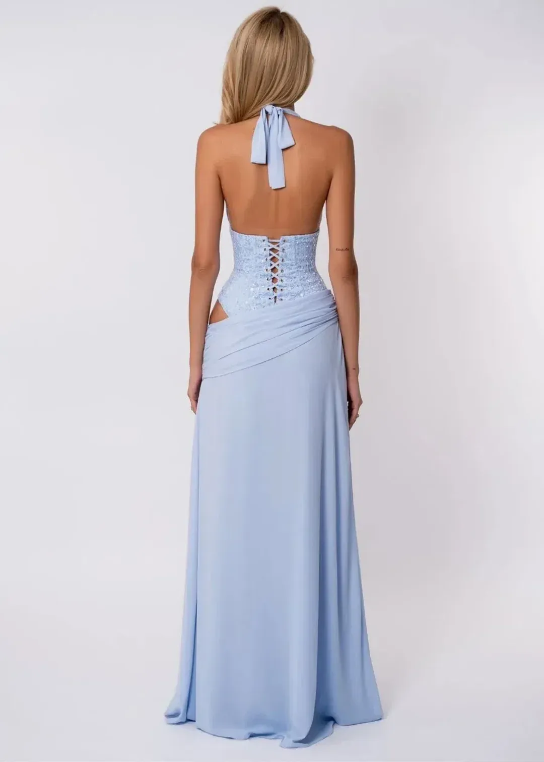 Fenity Crystal Maxi Dress Size S for rent on The Volte - main image