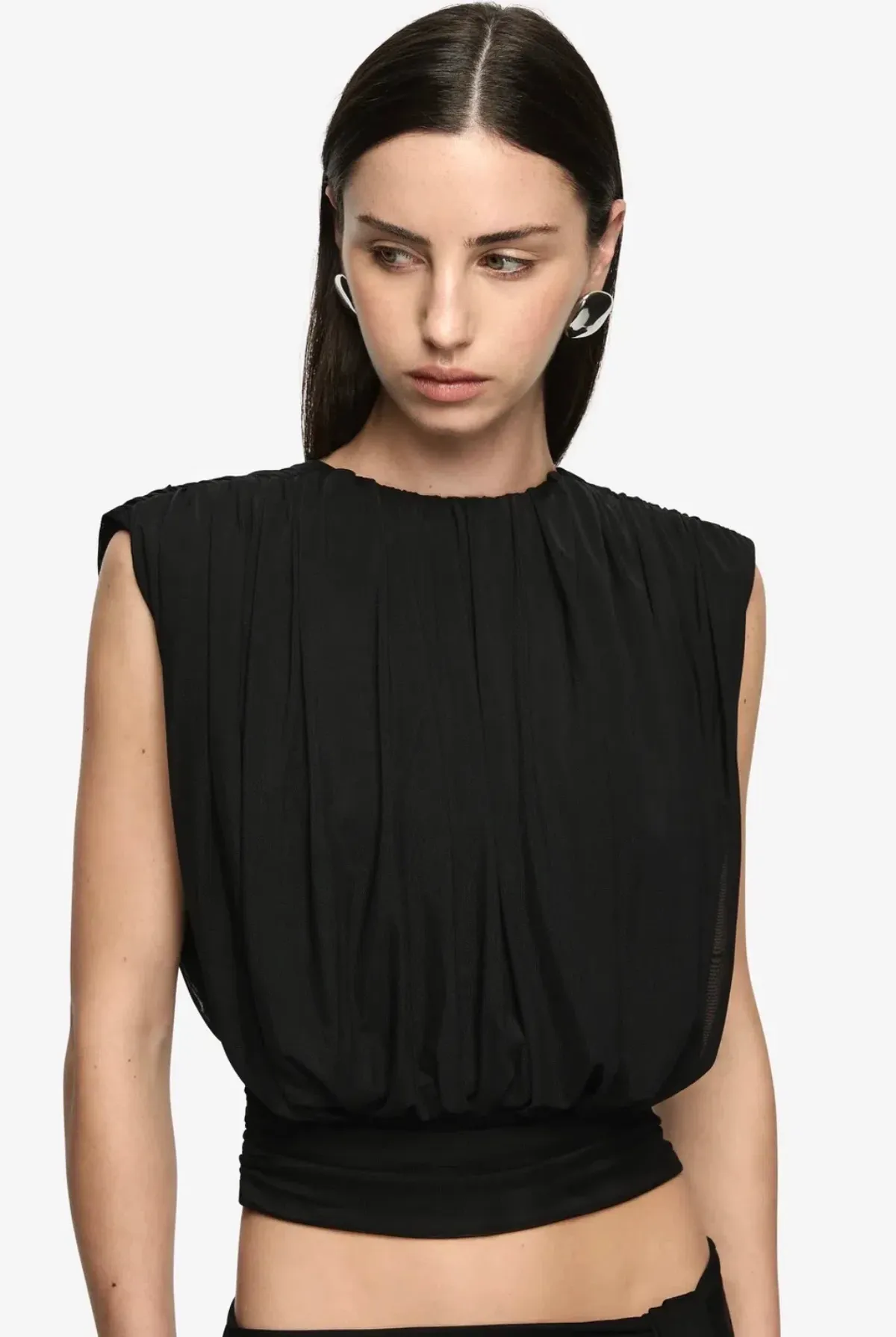 Bec & Bridge Anaya drape maxi skirt latte & oria top black size XS - Image 6