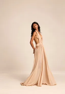 ARCINA ORI | FLORENCE DRESS - STONE for rent on The Volte - image 3