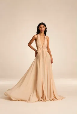 ARCINA ORI | FLORENCE DRESS - STONE for rent on The Volte - image 1
