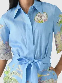 ALEMAIS Anouk Mini Dress Sky Blue Size 10 AU for rent on The Volte - image 3