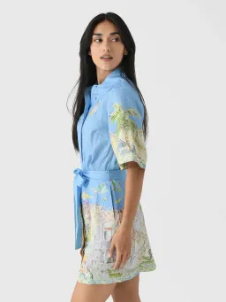 ALEMAIS Anouk Mini Dress Sky Blue Size 10 AU for rent on The Volte - image 4