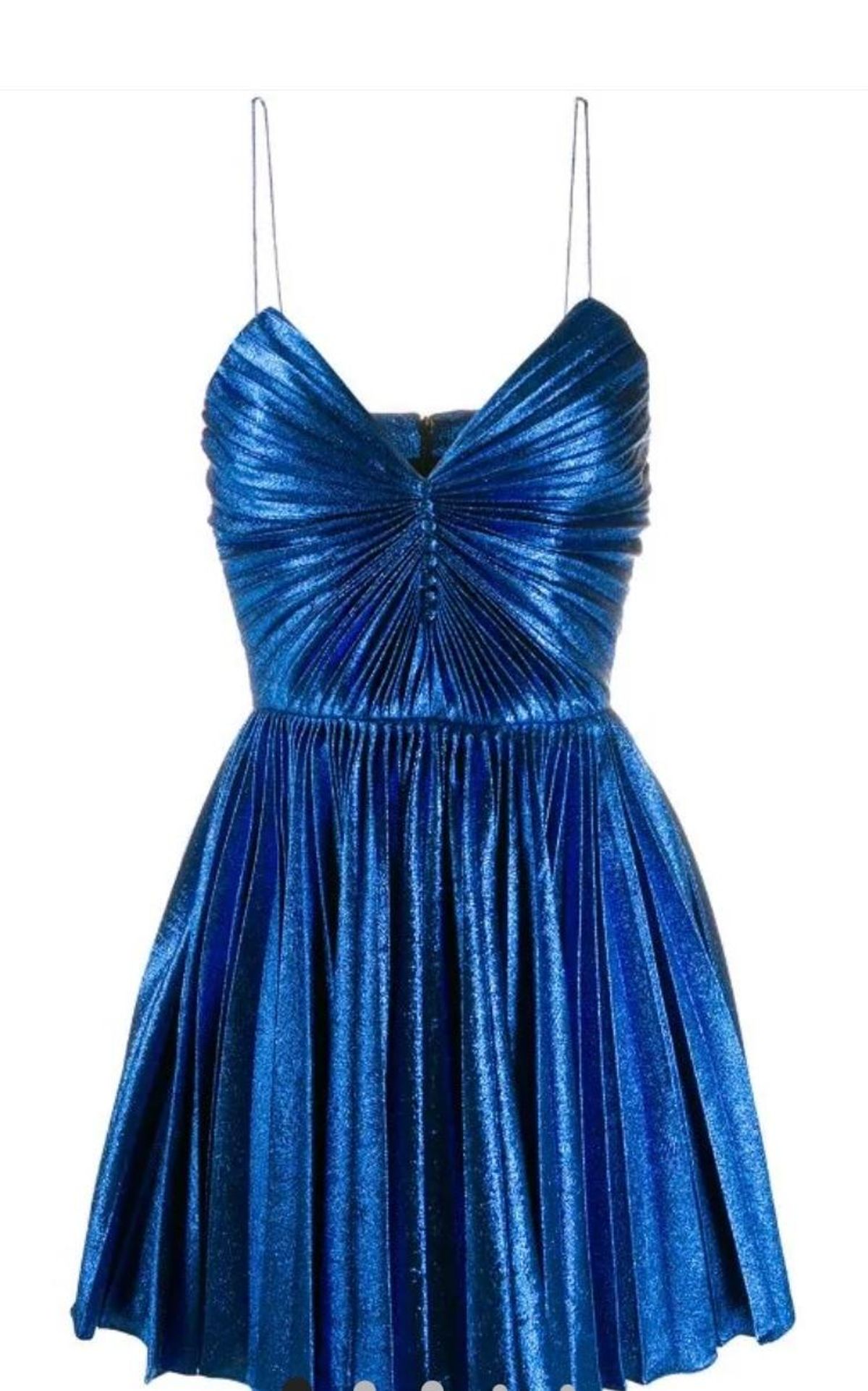 Electric Blue dress by Saint Laurent - Image 4