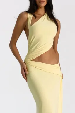 NATALIE ROLT ODETTE GOWN LEMON SIZE 6 (0) for rent on The Volte - image 3