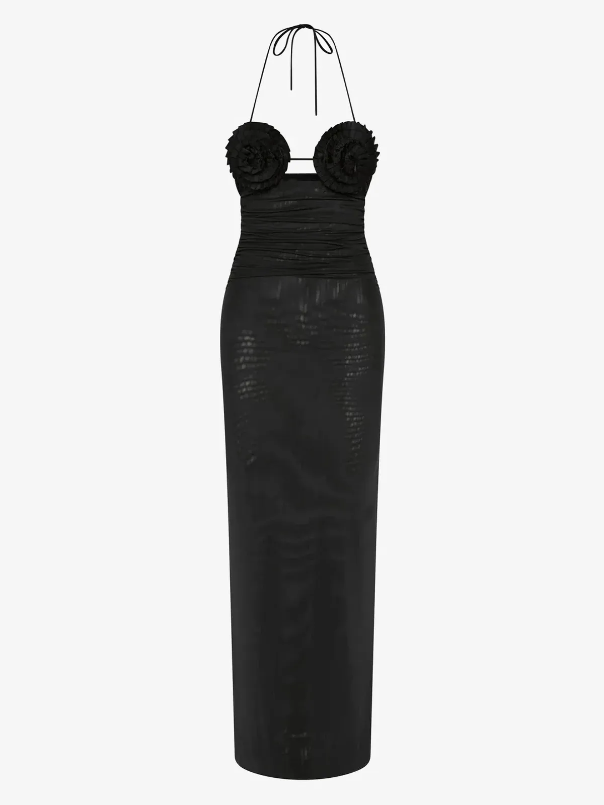 Bec and Bridge Delilah Spiral Maxi Dress Black - Image 4