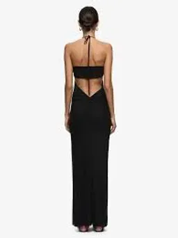 Bec and Bridge Delilah Spiral Maxi Dress Black for rent on The Volte - image 2