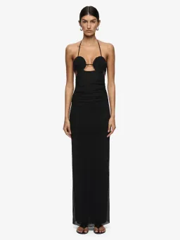 Bec and Bridge Delilah Spiral Maxi Dress Black for rent on The Volte - image 1