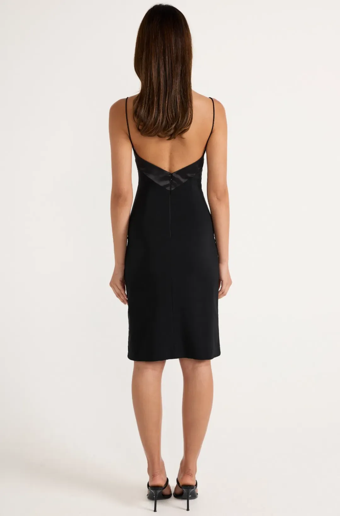Ance Gria Denise midi dress black size S for rent on The Volte - main image