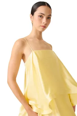 Elliatt Tilly Tiered Maxi Dress Yellow Size M for rent on The Volte - image 6
