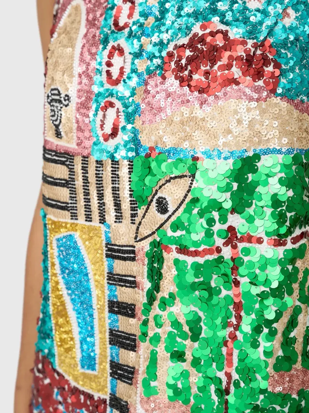 ALEMAIS Jazz Exclusive Embellished Mini Dress Multi Size 8 AU for rent on The Volte - main image