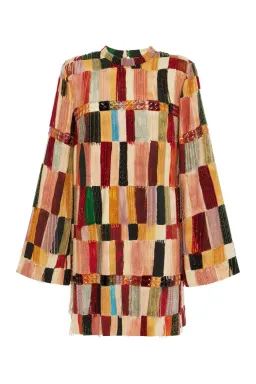 ALEMAIS Majorelle Embellished Mini Dress Multi Size 8 AU for rent on The Volte - image 5