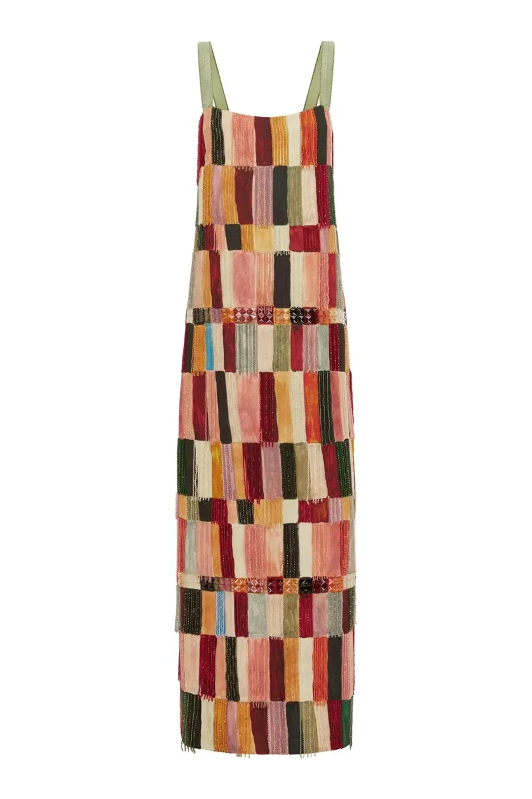 ALEMAIS Marjorelle Embellished Midi Dress Multi Size 8 AU for rent on The Volte - main image