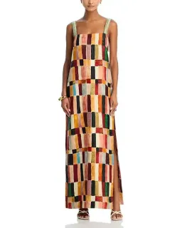 ALEMAIS Marjorelle Midi Dress Multi Size 8 AU for rent on The Volte - image 14