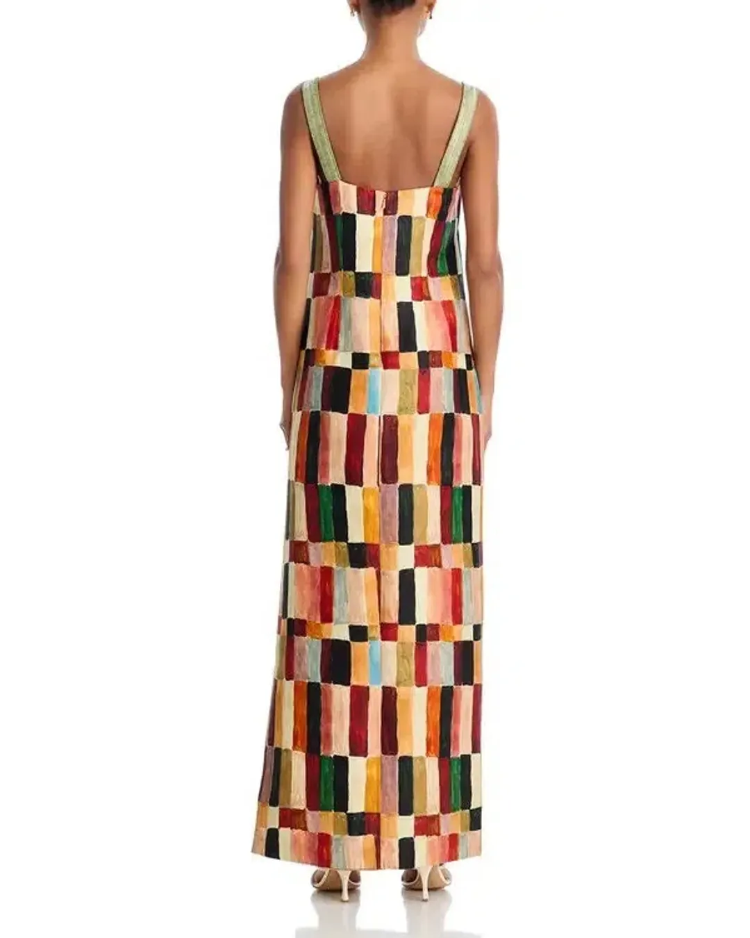 ALEMAIS Marjorelle Midi Dress Multi Size 8 AU for rent on The Volte - main image