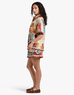ALEMAIS Michelle Printed Linen Shirt & Short Set Size 10 AU for rent on The Volte - image 23