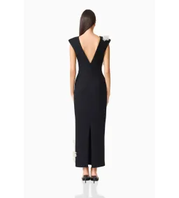 Elliatt Martina Applique Gown in Black Size S/AU8 for rent on The Volte - image 3