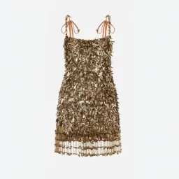 Rachel Gilbert Posie Mini In Gold Size 12 AU for rent on The Volte - image 4