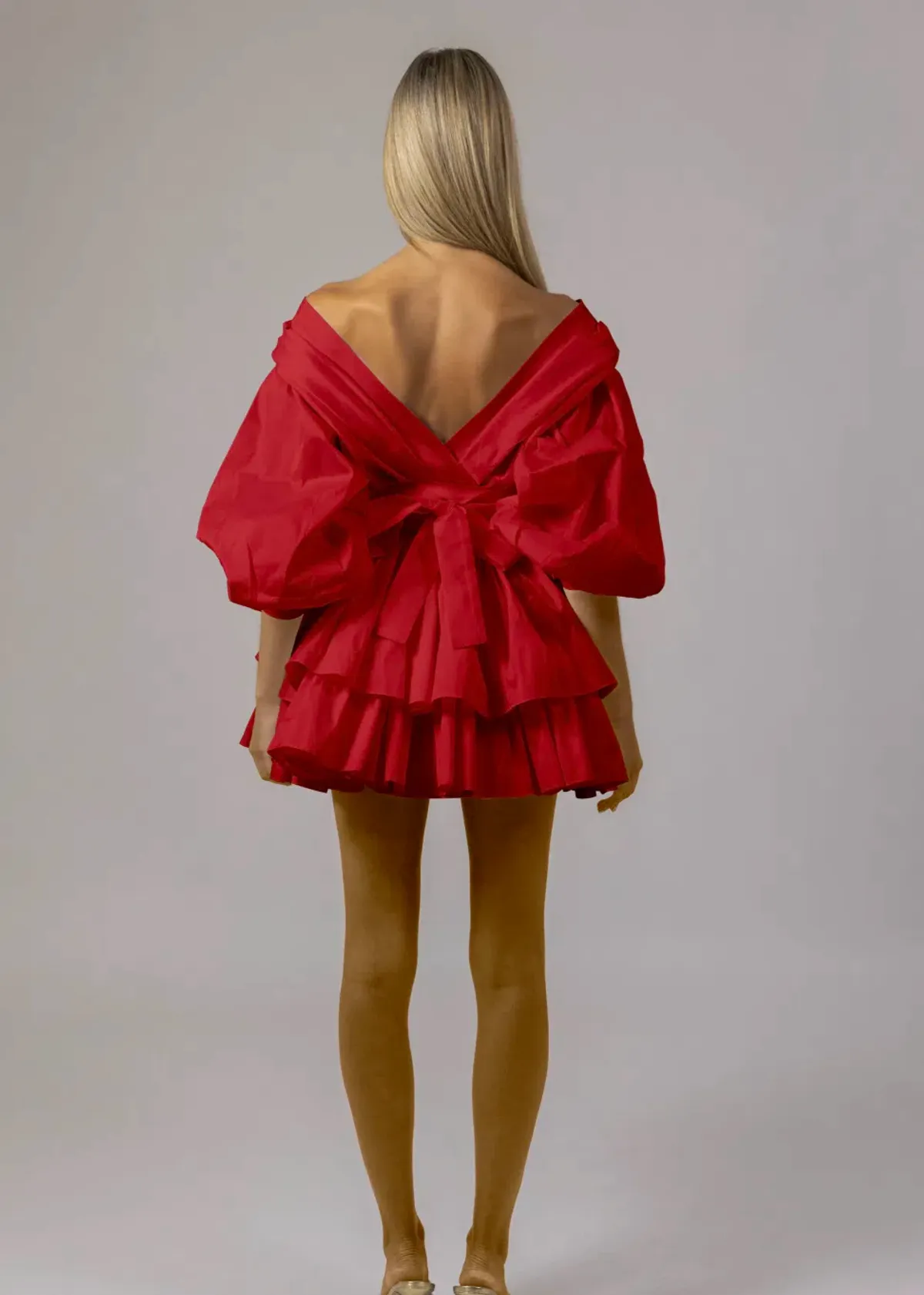 Alin Le Kal Chloe Dress RED - Image 3