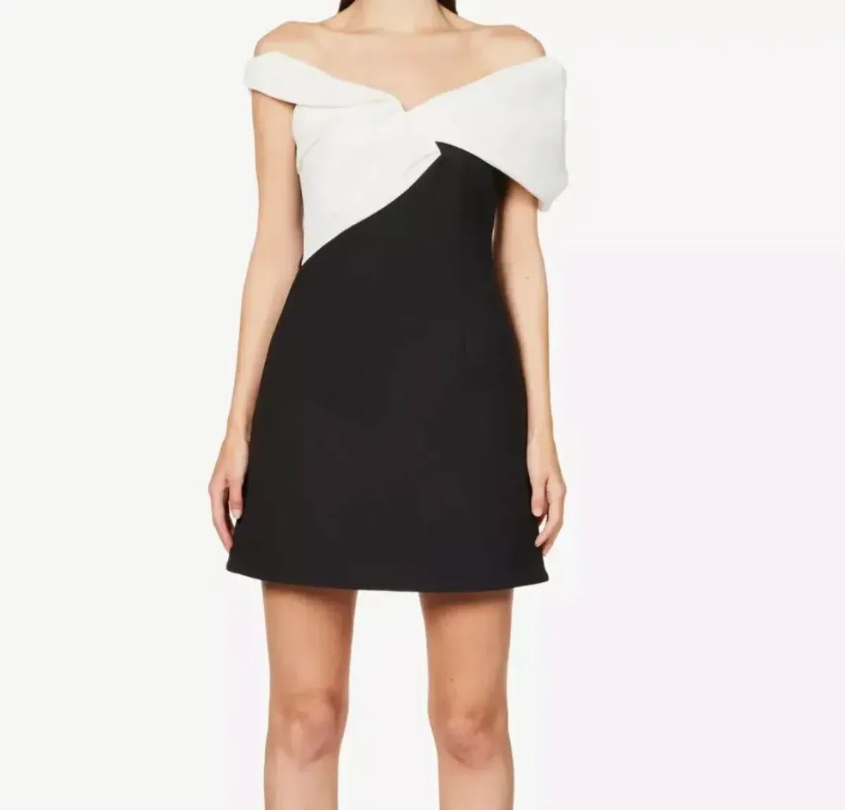 Rachel Gilbert Matteo Mini Dress Black - Image 1