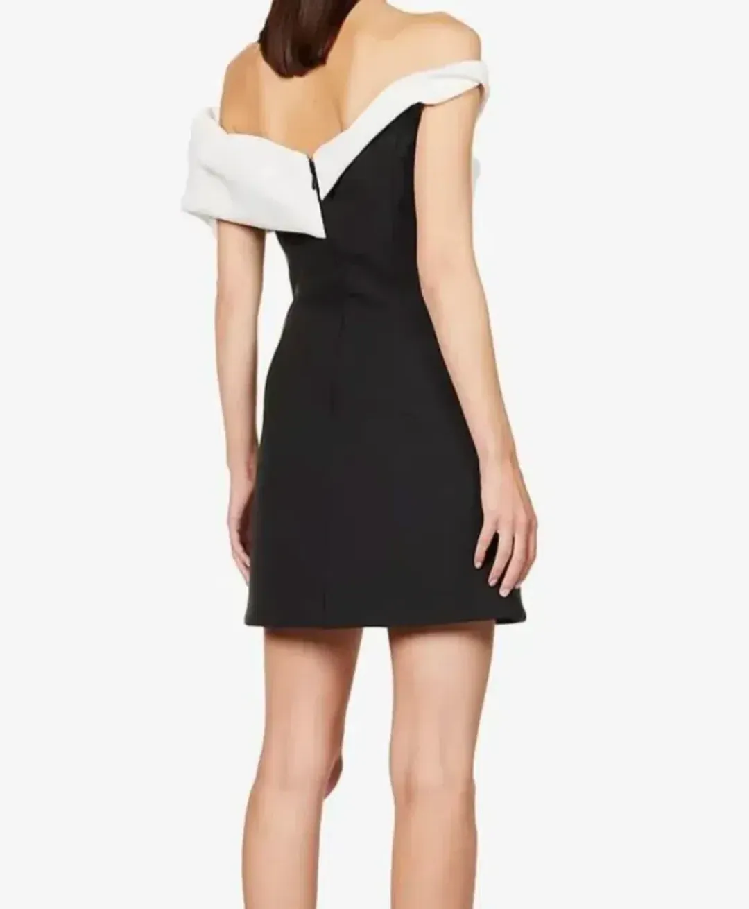 Rachel Gilbert Matteo Mini Dress Black for rent on The Volte - main image