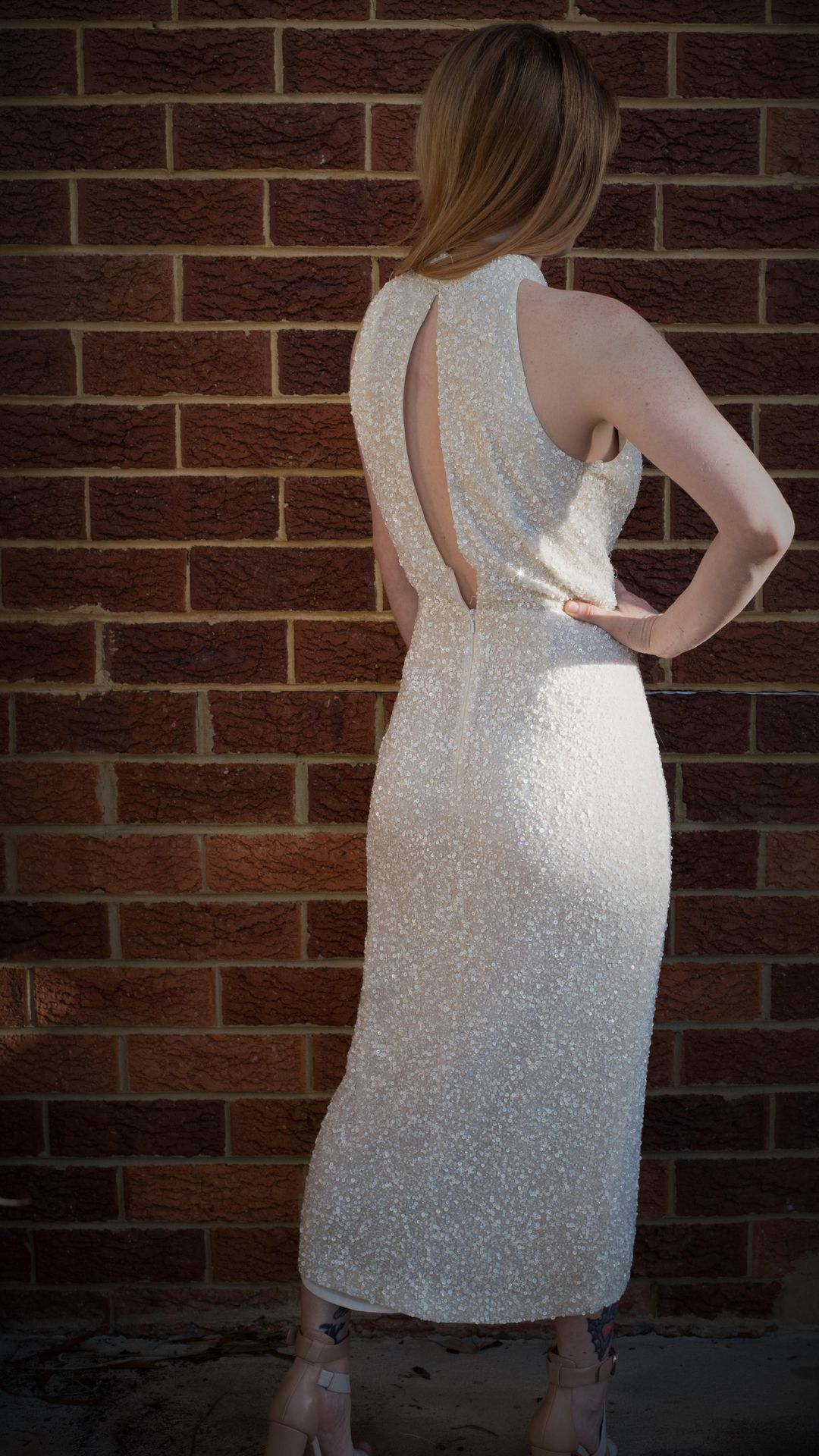 Rachel Gilbert Zali Dress White Size AU 6 for rent on The Volte - main image