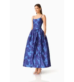 Elliatt Sorelle A-Line Gown in Cobalt Blue Size S/AU8 for rent on The Volte - image 2