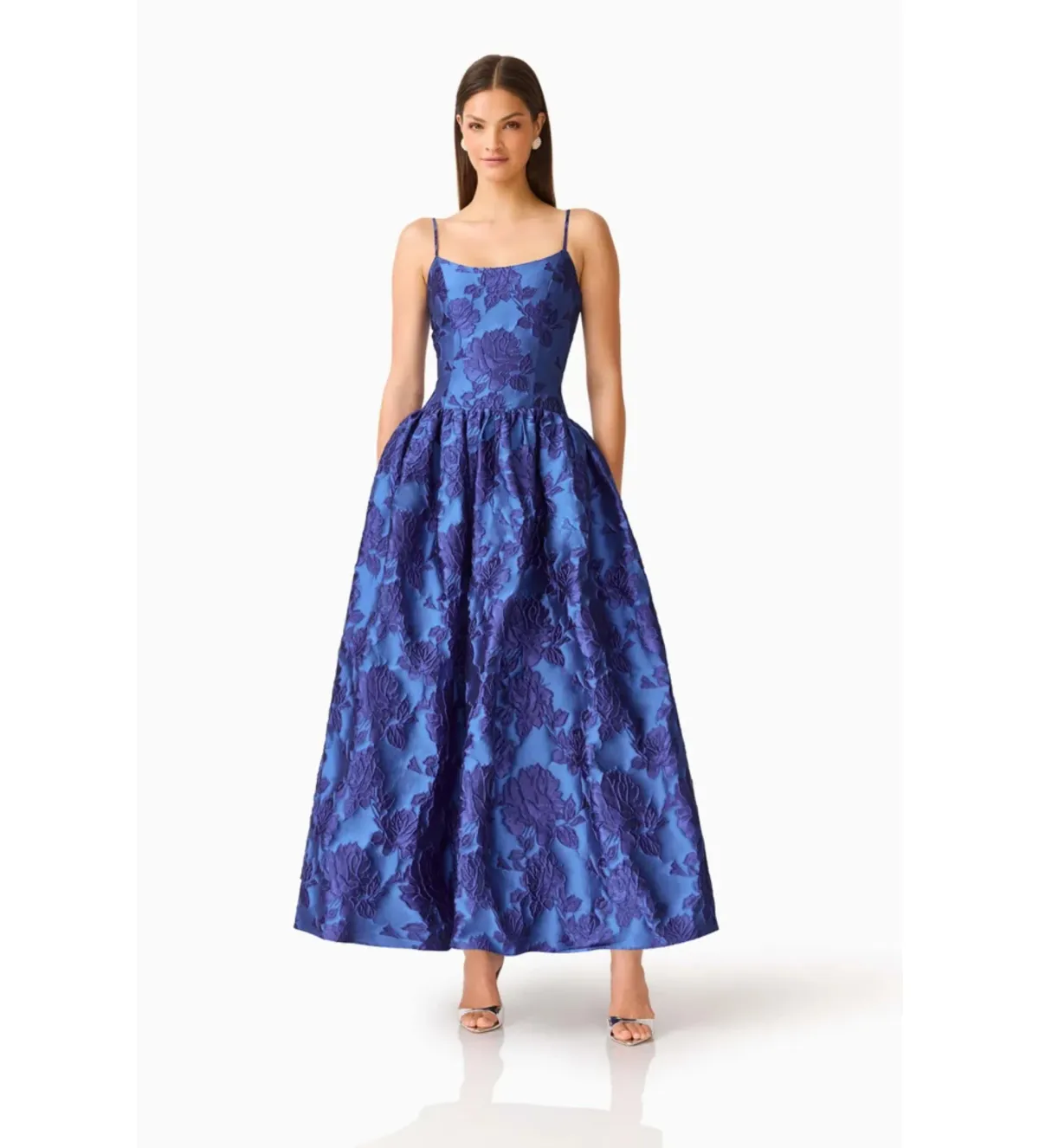 Elliatt Sorelle A-Line Gown in Cobalt Blue Size L/AU12 - Image 1