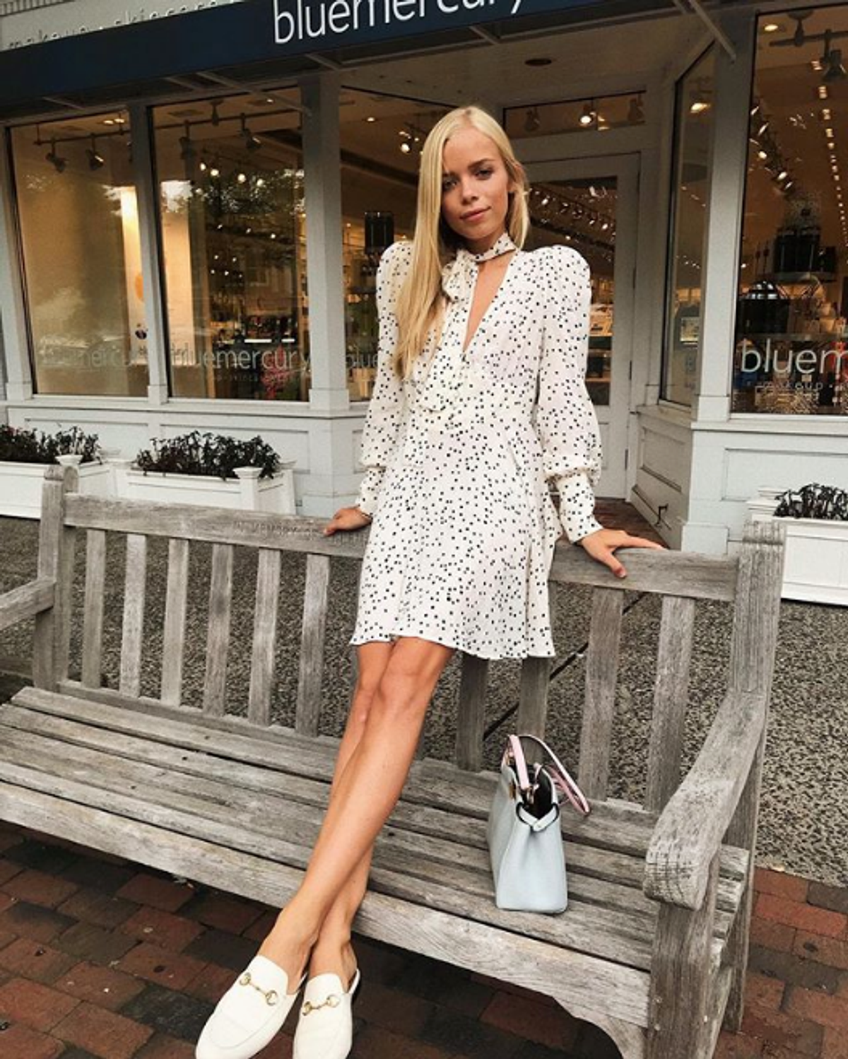 Zimmermann Empire Swing Mini Dress Pearl Confetti Size 2 / AU 12 for rent on The Volte - main image