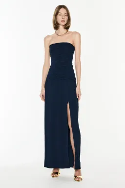 Manning Cartell Double Time Pleat Strapless Dress 10 for rent on The Volte - image 1