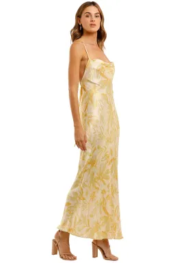 Bec & Bridge Tropical Punch Dress Yellow Size 6 for rent on The Volte - image 2