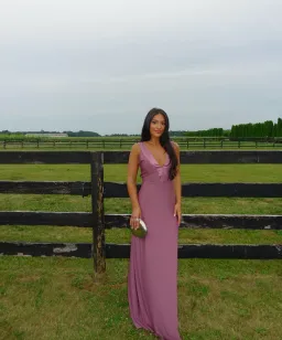 Ance Gria Rosa Gown Maxi Mauve Size XS for rent on The Volte - image 2