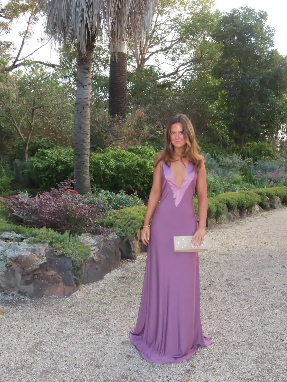 Ance Gria Rosa Gown Maxi Mauve Size XS - Image 3