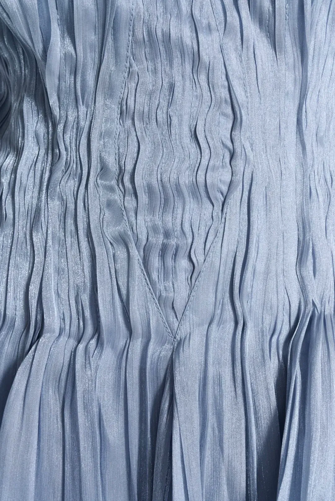 Aje Gleam Gown Metallic Blue, Size 4 for rent on The Volte - main image