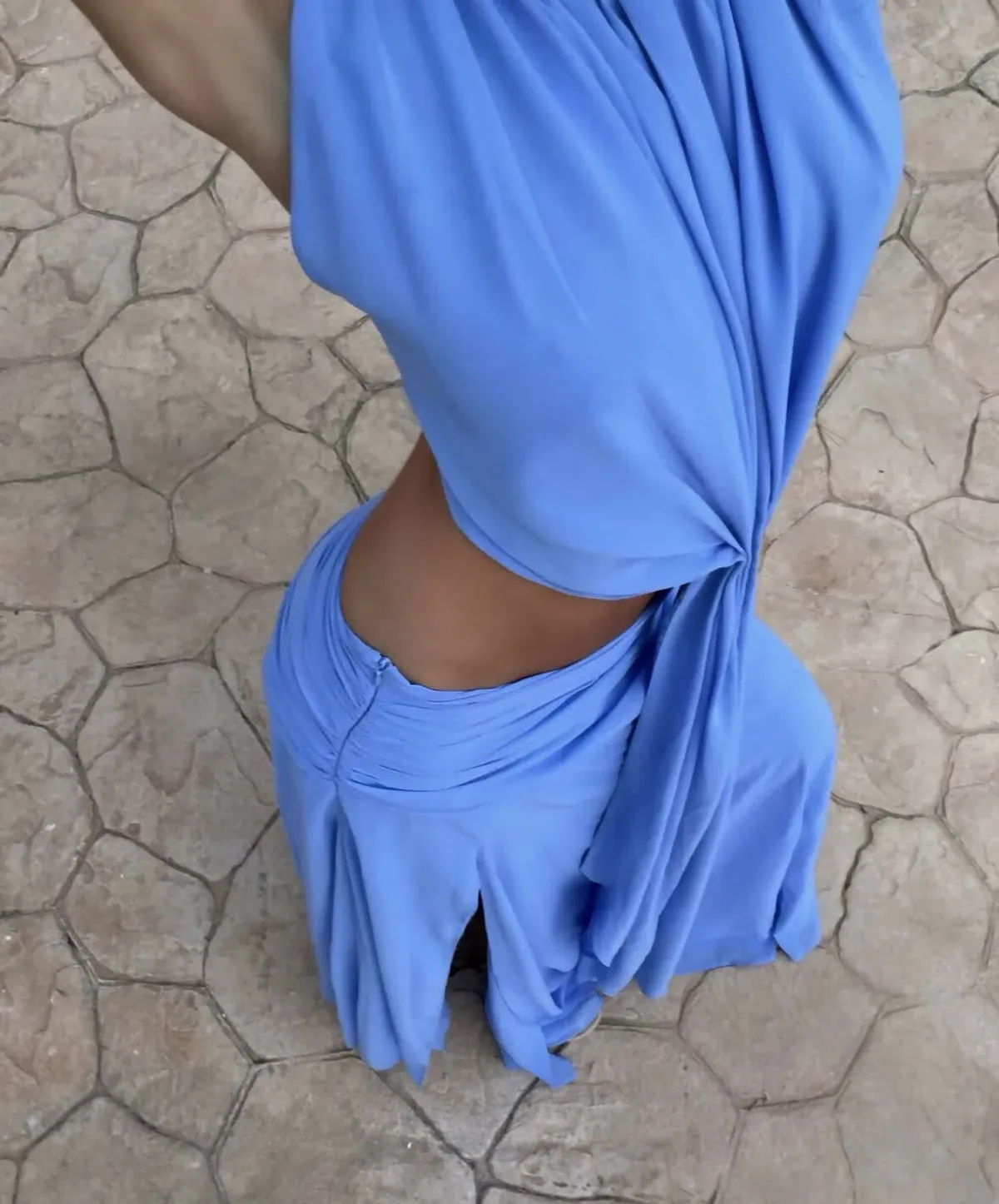 Koster Kulture Sola Top & Skirt Set Maxi Cerulean Size XS - Image 5