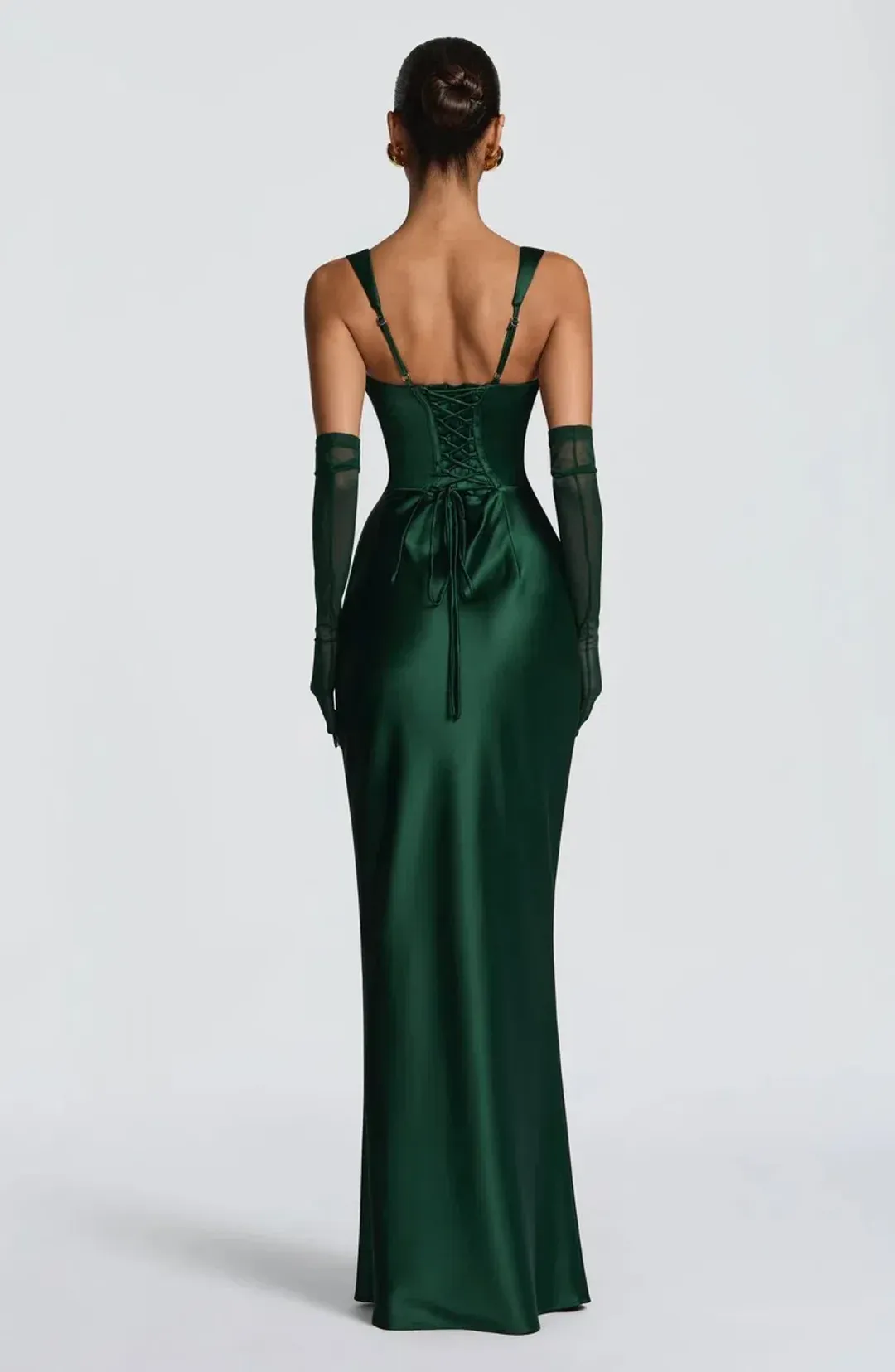 BABY BOO CALANTHE MAXI EMERALD GREEN / SIZE 12 for rent on The Volte - main image
