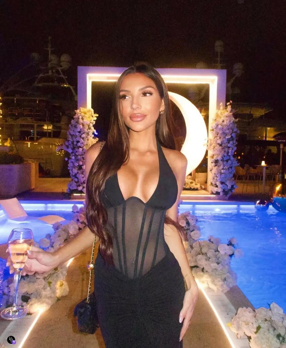 Sydney Lane Grace Corseted Set Black Size S - Image 3