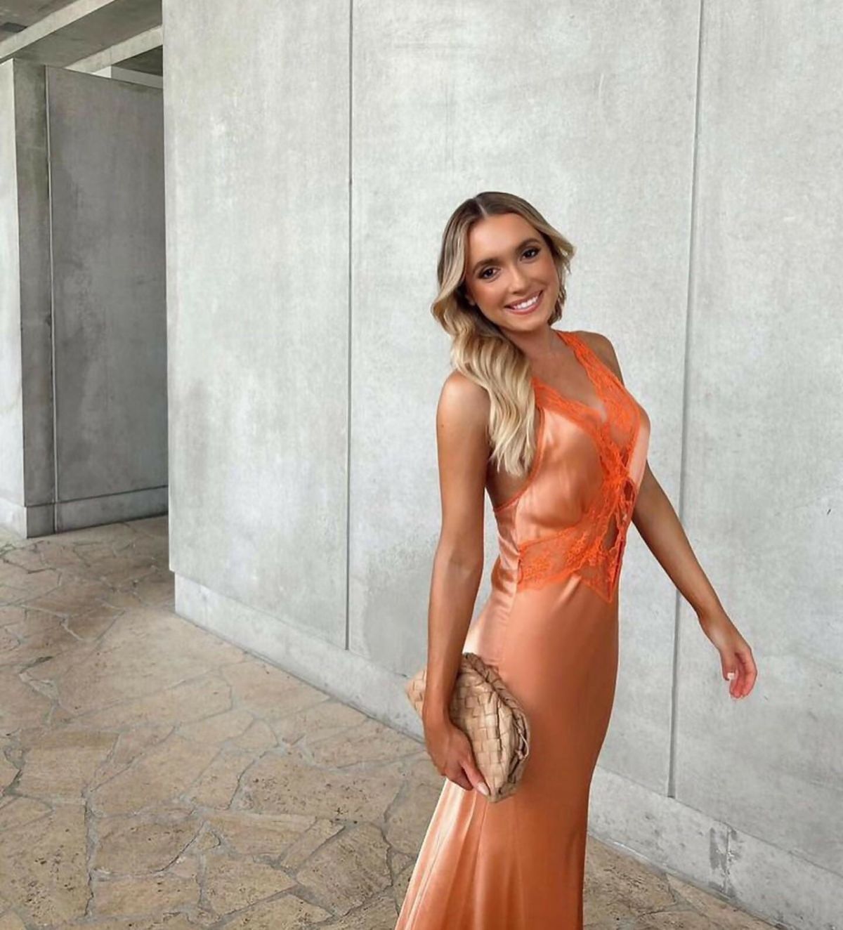 SIR the Label Aries Cut Out Gown Maxi Peach Size 0 - Image 6