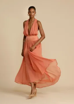 Arcina Ori Serena Dress Maxi Coral Size S for rent on The Volte - image 6